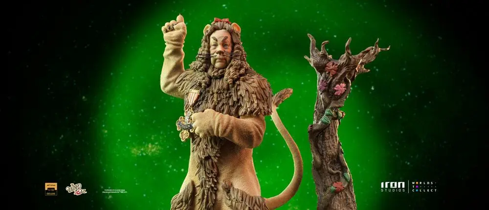 The Wizard of Oz Deluxe Art Scale 1/10 Cowardly Lion szobor figura 20 cm termékfotó