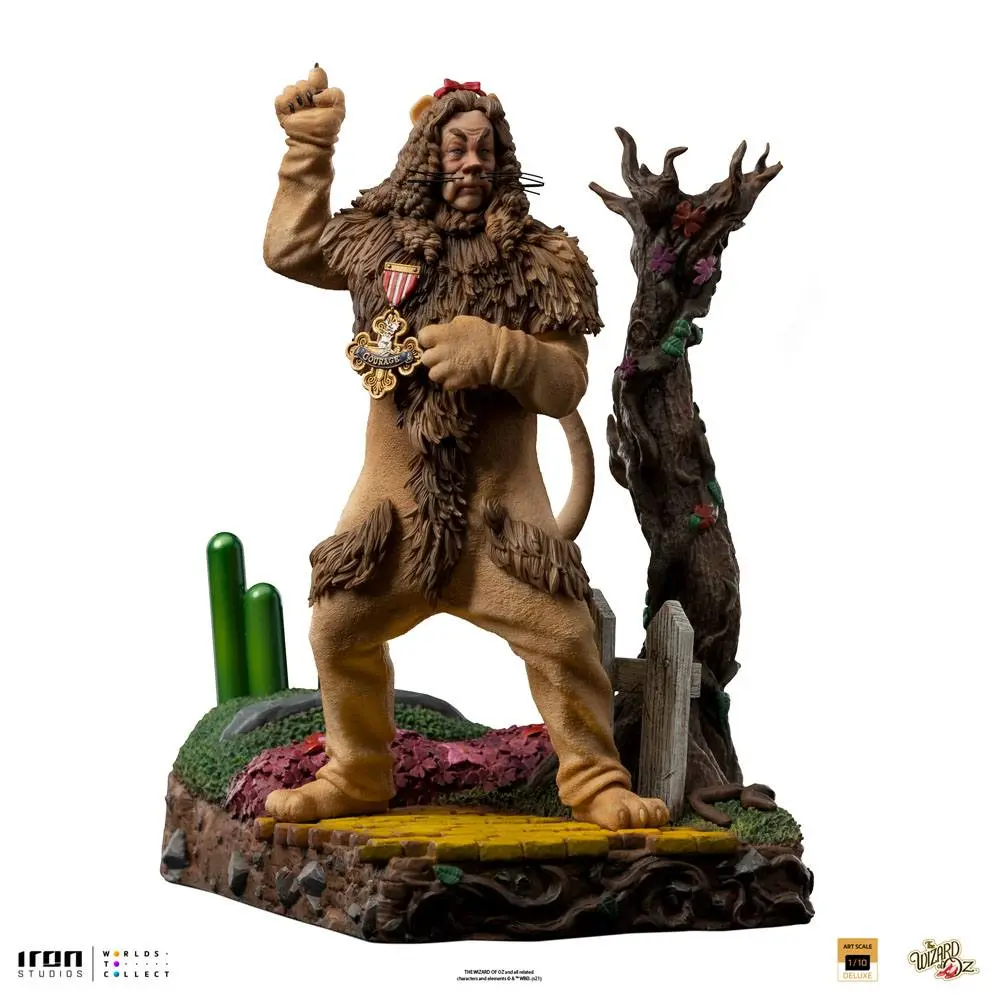 The Wizard of Oz Deluxe Art Scale 1/10 Cowardly Lion szobor figura 20 cm termékfotó