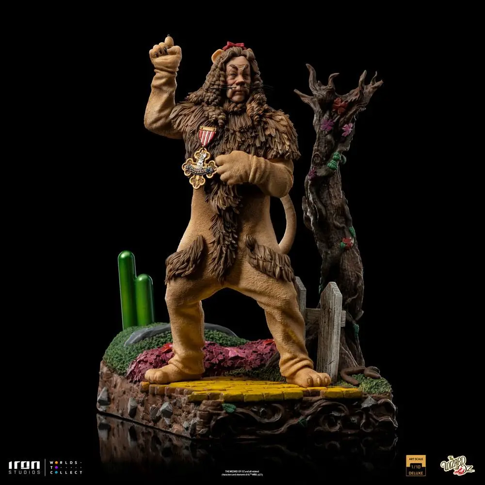 The Wizard of Oz Deluxe Art Scale 1/10 Cowardly Lion szobor figura 20 cm termékfotó