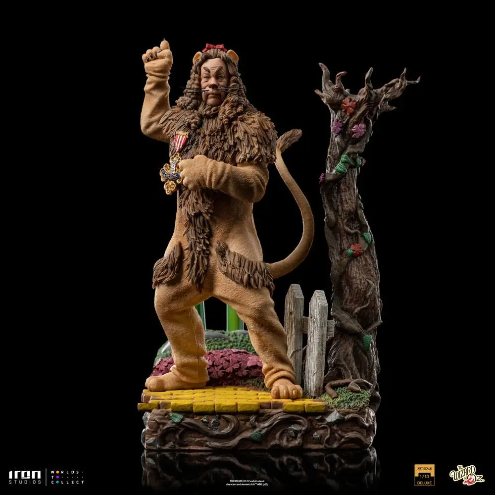 The Wizard of Oz Deluxe Art Scale 1/10 Cowardly Lion szobor figura 20 cm termékfotó