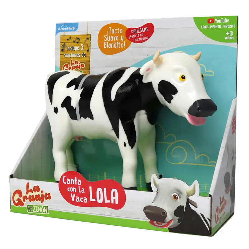 The Zenon Farm Sing with Lola Cow figura termékfotó