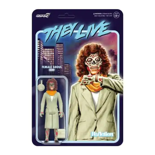 They Live ReAction Wave 02 Female Ghoul (Glow) akciófigura 10 cm termékfotó