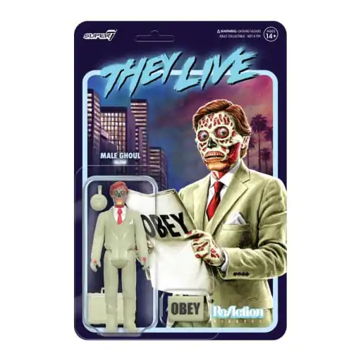 They Live ReAction Wave 02 Male Ghoul (Glow) akciófigura 10 cm termékfotó