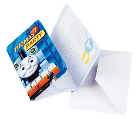 Thomas and Friends Party Meghívó 6 db-os termékfotó