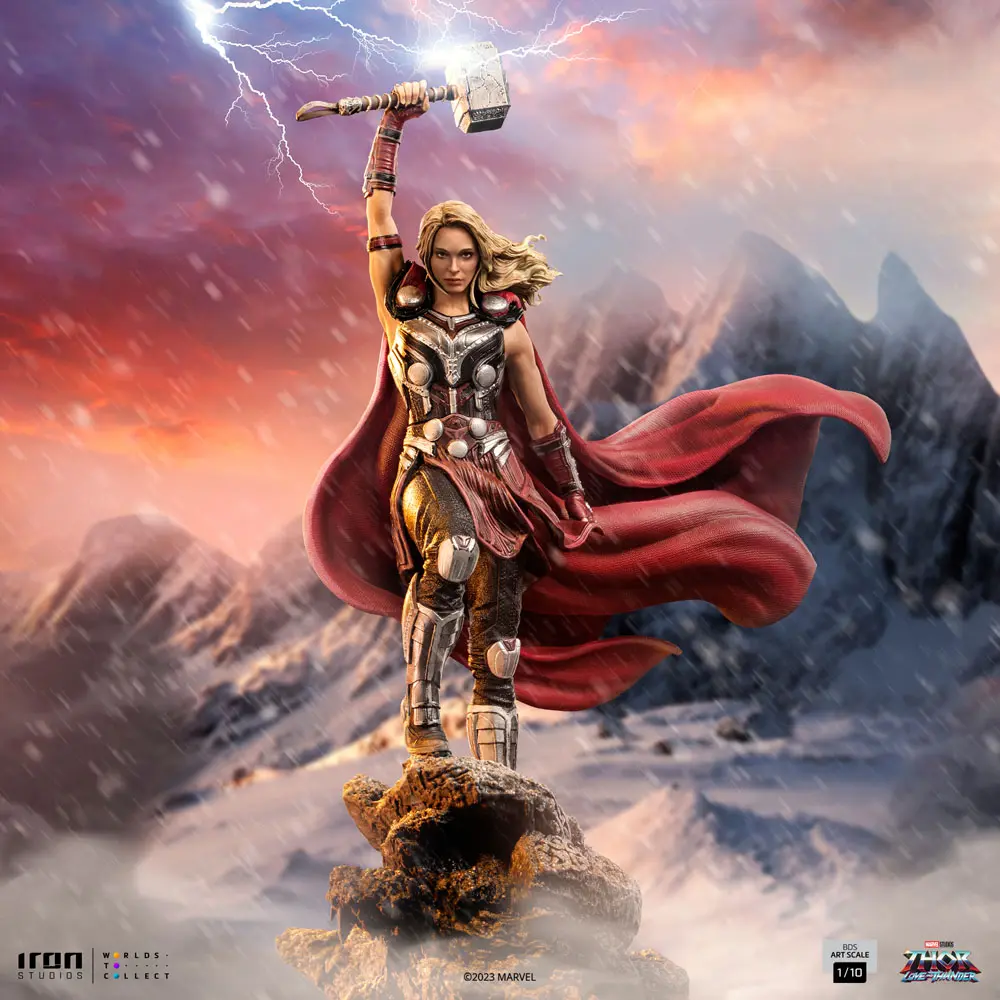 Thor: Love and Thunder BDS Art Scale 1/10 Mighty Thor Jane Foster szobor figura 29 cm termékfotó