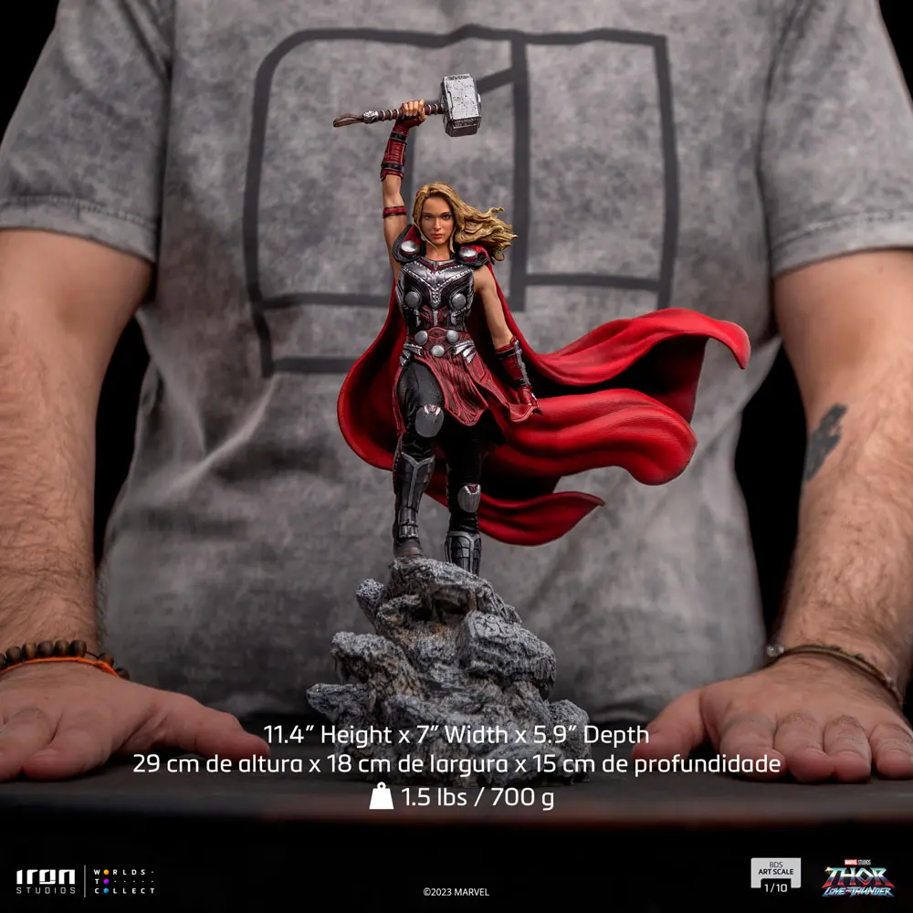 Thor: Love and Thunder BDS Art Scale 1/10 Mighty Thor Jane Foster szobor figura 29 cm termékfotó