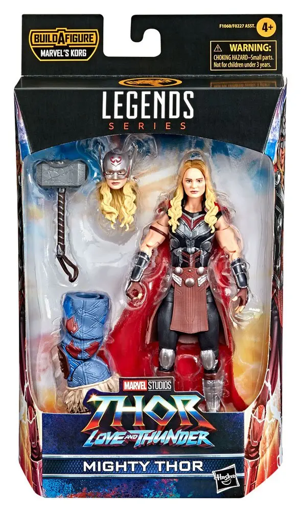Thor: Love and Thunder Marvel Legends Series 2022 Marvel's Korg BAF #1: Mighty Thor akciófigura 15 cm termékfotó