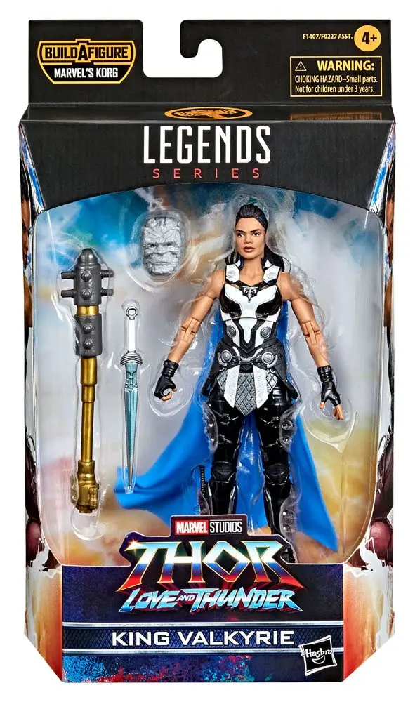 Thor: Love and Thunder Marvel Legends Series 2022 Marvel's Korg BAF #3: King Valkyrie akciófigura 15 cm termékfotó