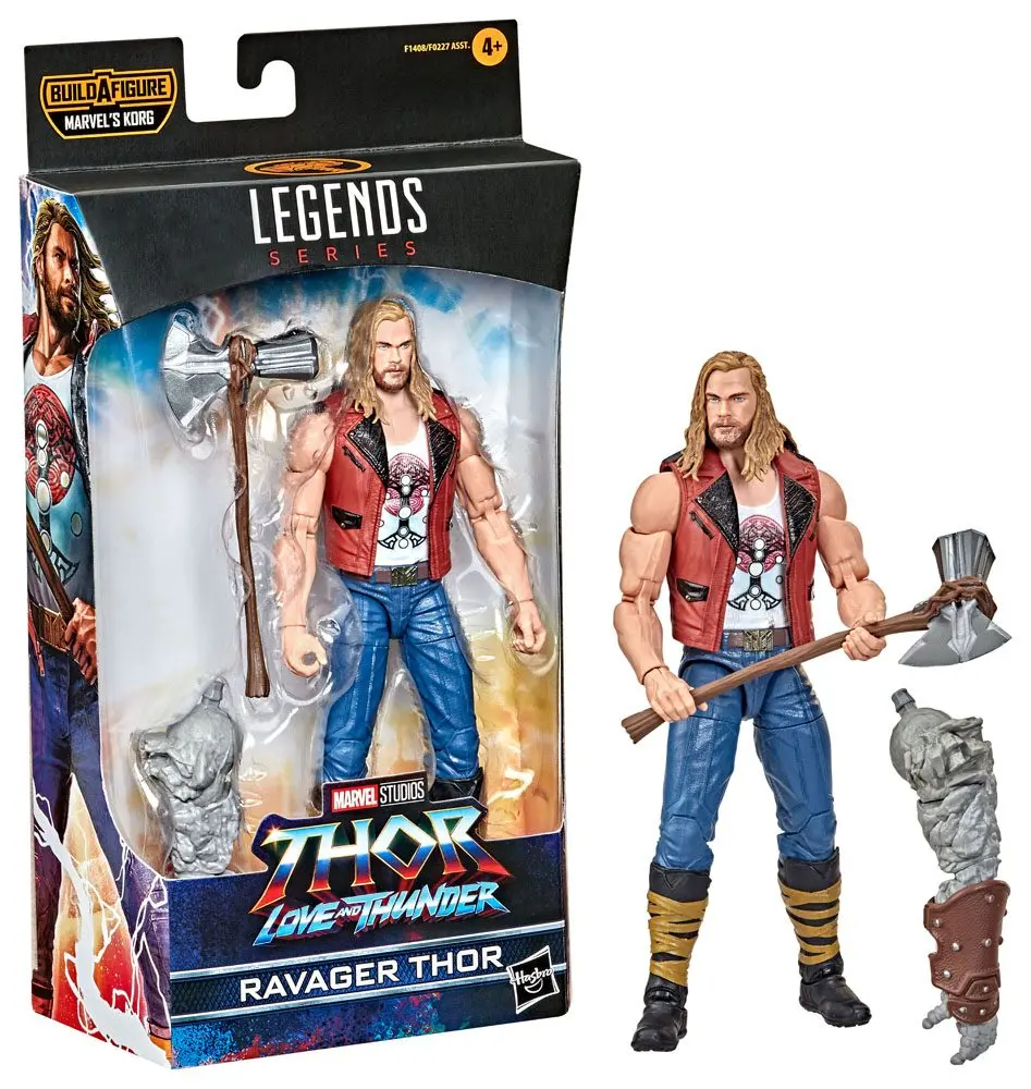 Thor: Love and Thunder Marvel Legends Series 2022 Marvel's Korg BAF #4: Ravager Thor akciófigura 15 cm termékfotó