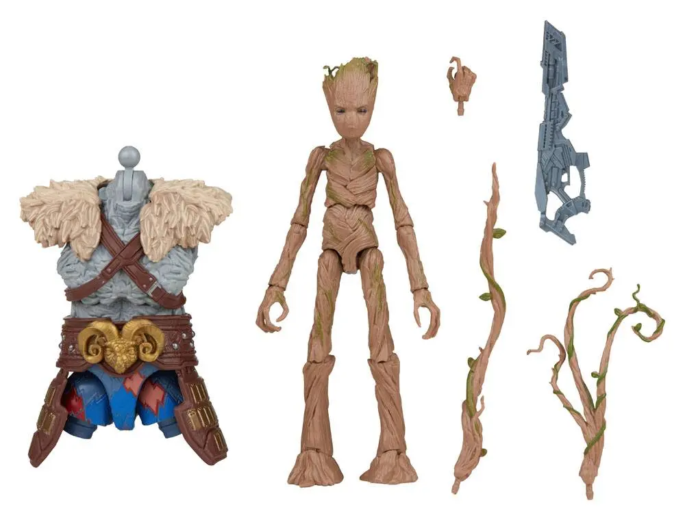 Thor: Love and Thunder Marvel Legends Series 2022 Marvel's Korg BAF #6: Groot akciófigura 15 cm termékfotó