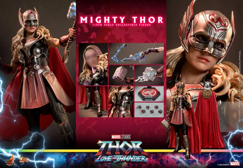 Thor: Love and Thunder Masterpiece 1/6 Mighty Thor akciófigura 29 cm termékfotó