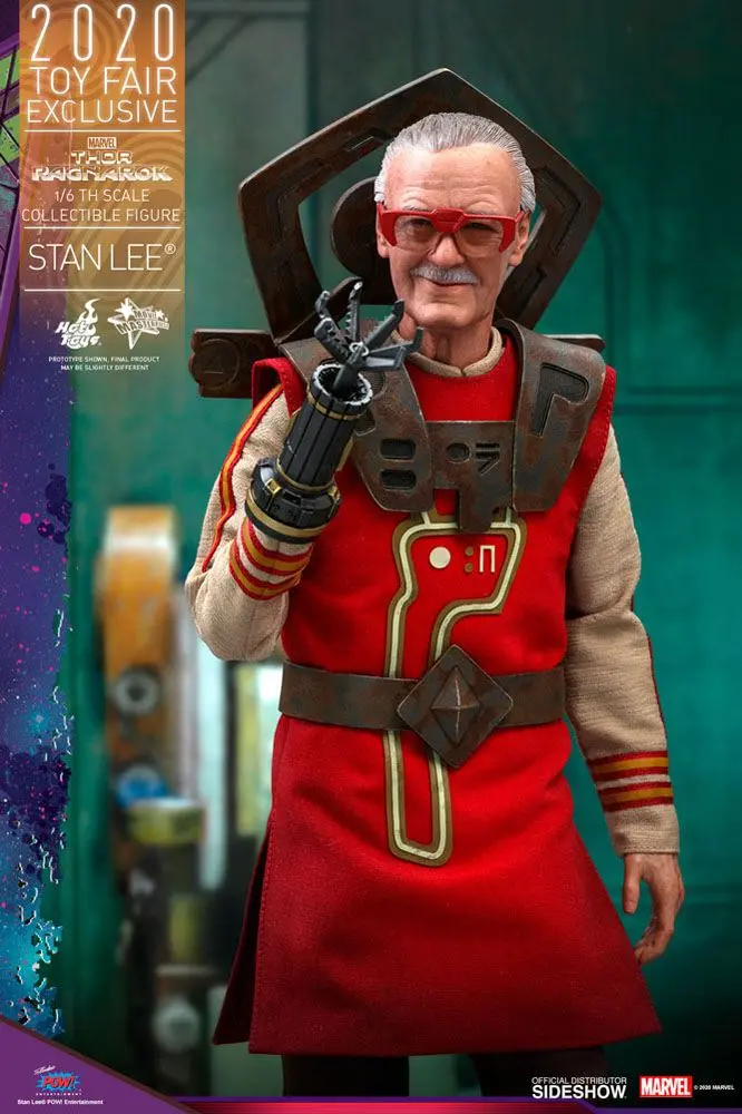 Thor Ragnarok Movie Masterpiece 1/6 Stan Lee Hot Toys Exclusive akciófigura 30 cm termékfotó
