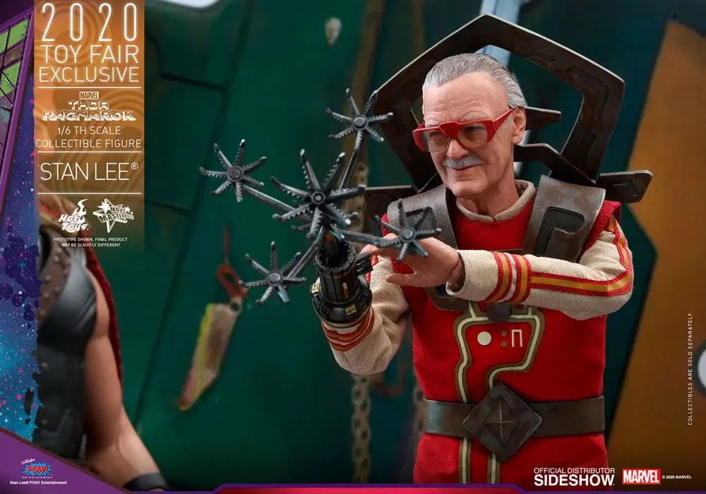 Thor Ragnarok Movie Masterpiece 1/6 Stan Lee Hot Toys Exclusive akciófigura 30 cm termékfotó