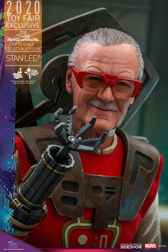 Thor Ragnarok Movie Masterpiece 1/6 Stan Lee Hot Toys Exclusive akciófigura 30 cm termékfotó