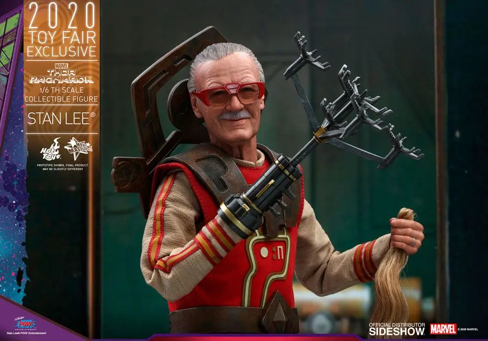 Thor Ragnarok Movie Masterpiece 1/6 Stan Lee Hot Toys Exclusive akciófigura 30 cm termékfotó