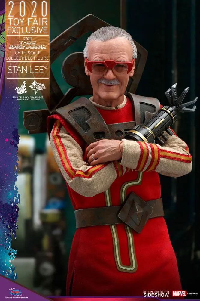 Thor Ragnarok Movie Masterpiece 1/6 Stan Lee Hot Toys Exclusive akciófigura 30 cm termékfotó
