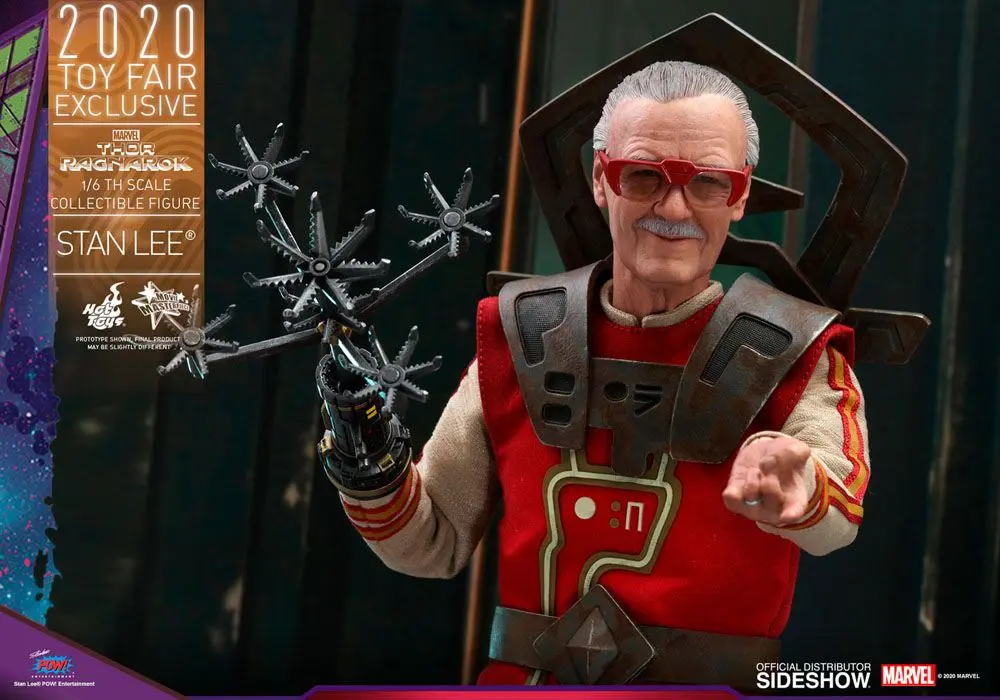 Thor Ragnarok Movie Masterpiece 1/6 Stan Lee Hot Toys Exclusive akciófigura 30 cm termékfotó