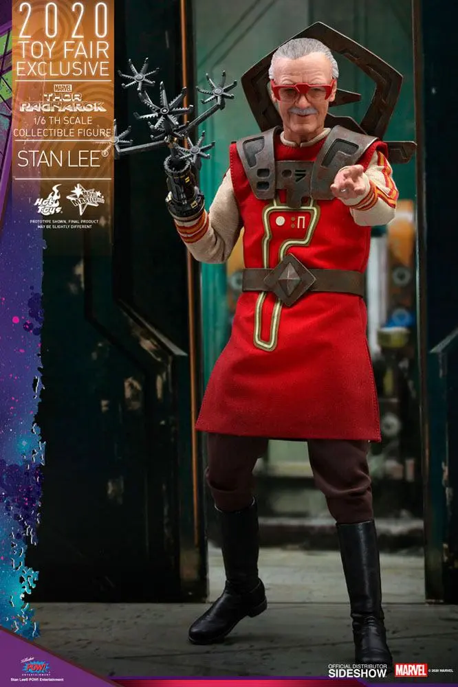Thor Ragnarok Movie Masterpiece 1/6 Stan Lee Hot Toys Exclusive akciófigura 30 cm termékfotó