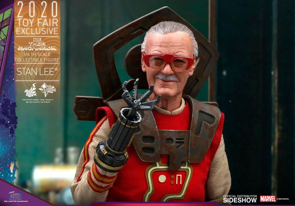 Thor Ragnarok Movie Masterpiece 1/6 Stan Lee Hot Toys Exclusive akciófigura 30 cm termékfotó