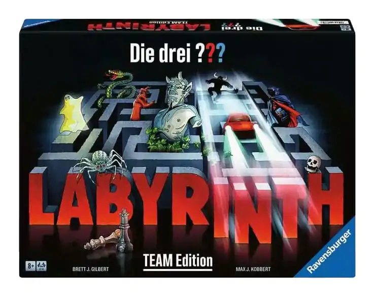 Three Investigators Labyrinth Team Edition német nyelvű társasjáték termékfotó