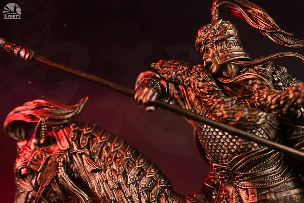 Three Kingdoms Heroes Series 1/7 Ma Chao Bronzed Edition szobor figura 41 cm termékfotó