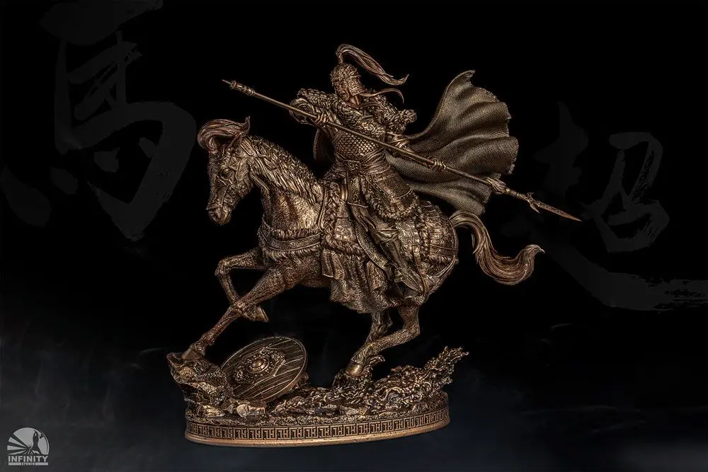Three Kingdoms Heroes Series 1/7 Ma Chao Bronzed Edition szobor figura 41 cm termékfotó