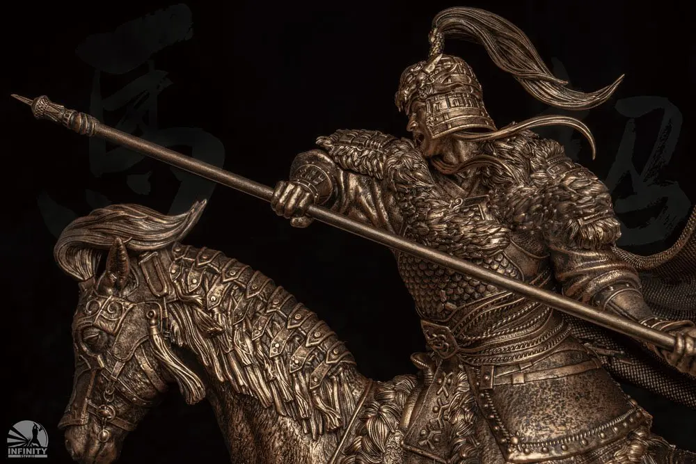 Three Kingdoms Heroes Series 1/7 Ma Chao Bronzed Edition szobor figura 41 cm termékfotó