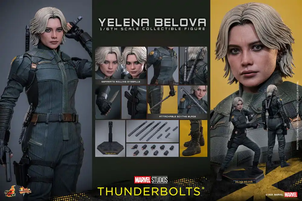 Thunderbolts Movie Masterpiece 1/6 Yelena Belova akciófigura 28 cm termékfotó