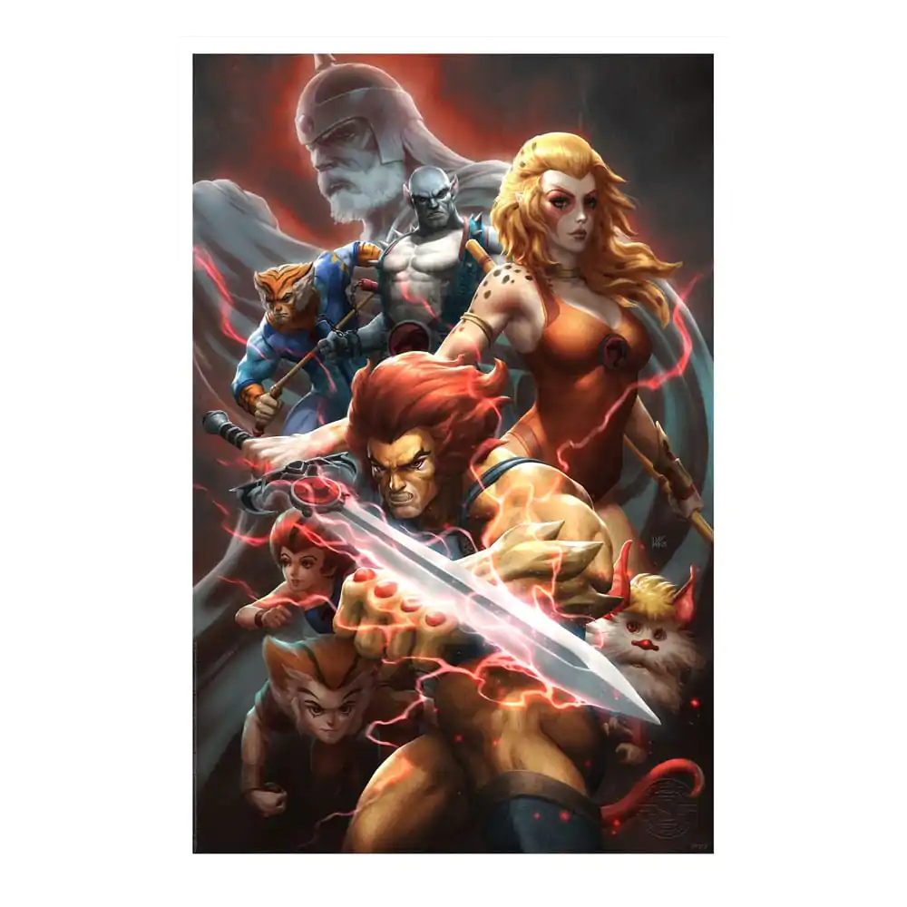 ThunderCats Art Print Thunder, Thunder, Thundercats! 41 x 61 cm - keretezetlen vászonkép termékfotó
