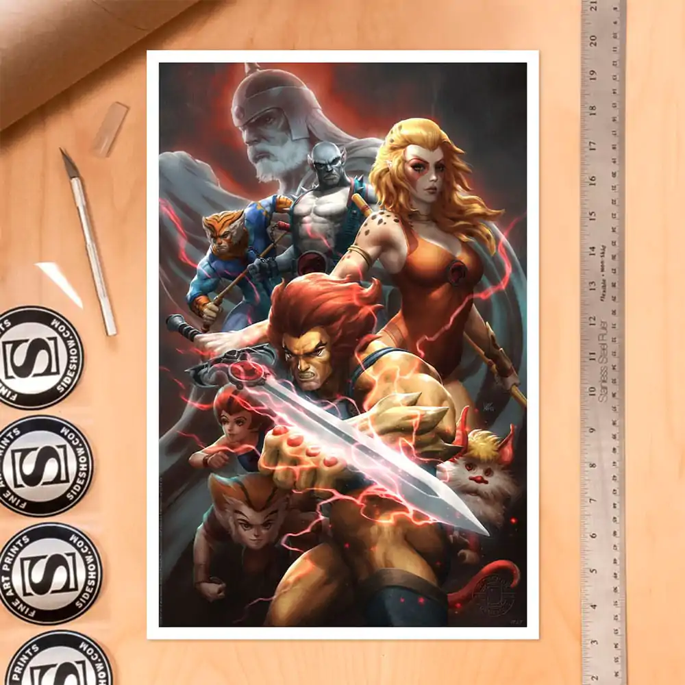 ThunderCats Art Print Thunder, Thunder, Thundercats! 41 x 61 cm - keretezetlen vászonkép termékfotó