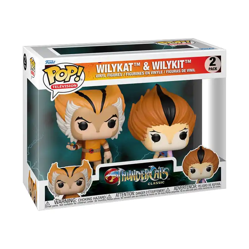 Thundercats Funko POP! 2 db-os Vinyl figur csomag Wilykat & Wilykit 9 cm termékfotó