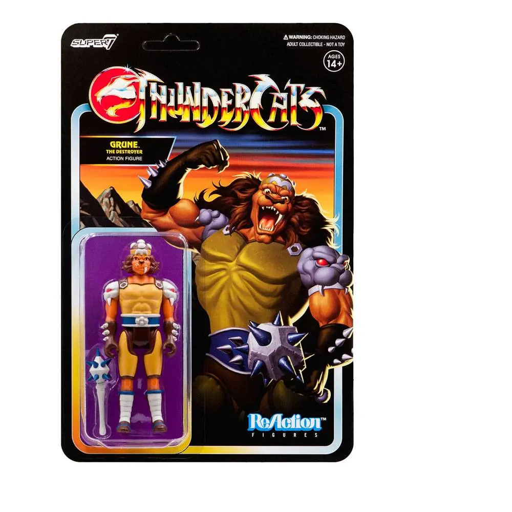 Thundercats ReAction Grune the Destroyer Wave 2 akciófigura 10 cm termékfotó