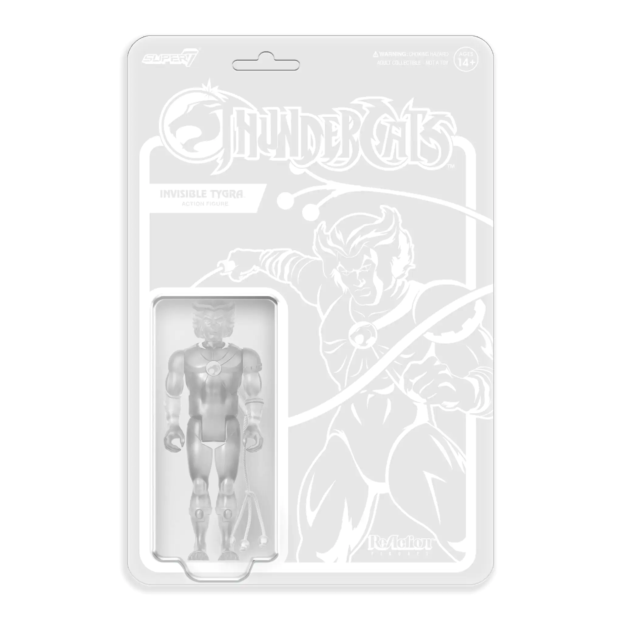 Thundercats ReAction Tygra (Clear) akciófigura 10 cm termékfotó