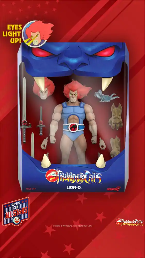 Thundercats Ultimates Lion-O (LED Eyes) akciófigura 18 cm termékfotó