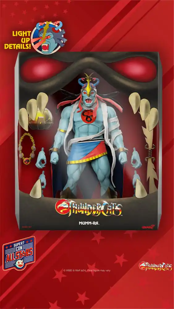 Thundercats Ultimates Mumm-Ra (LED Eyes) akciófigura 18 cm termékfotó