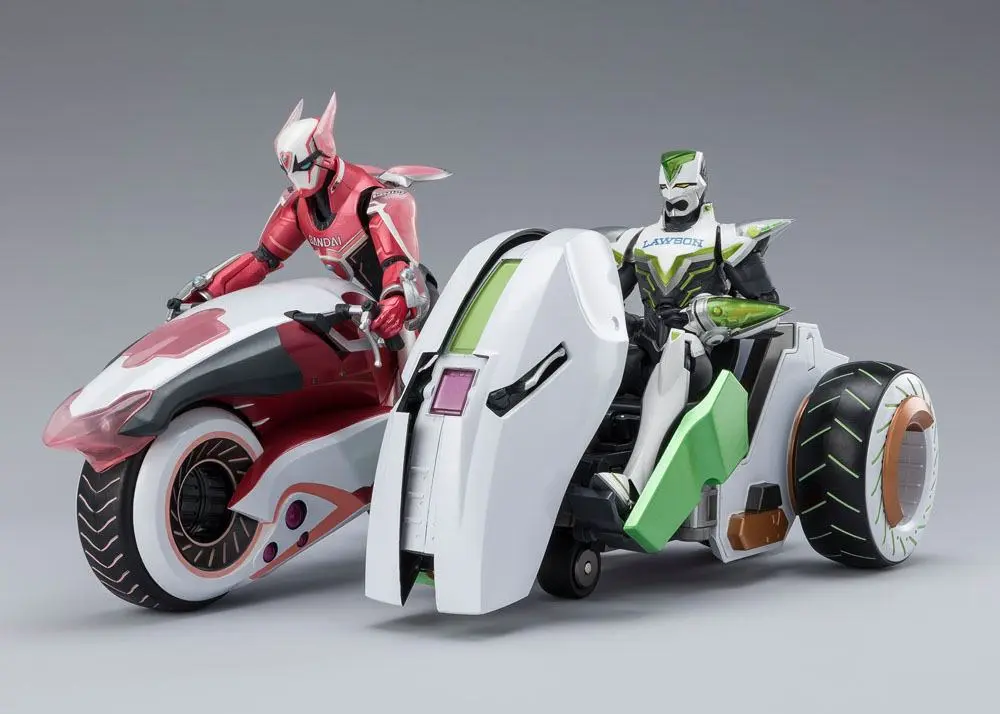 Tiger &amp; Bunny 2 S.H. Figuarts Double Chaser &amp; Option Parts Set akciófigura 24 cm termékfotó