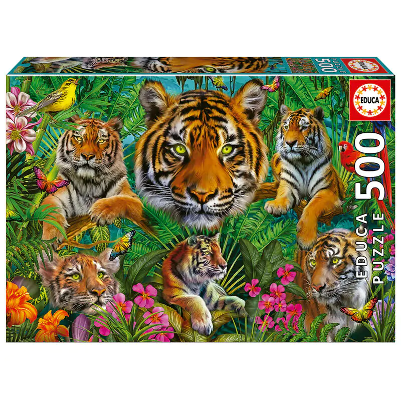 Tiger Jungle puzzle 500db-os termékfotó