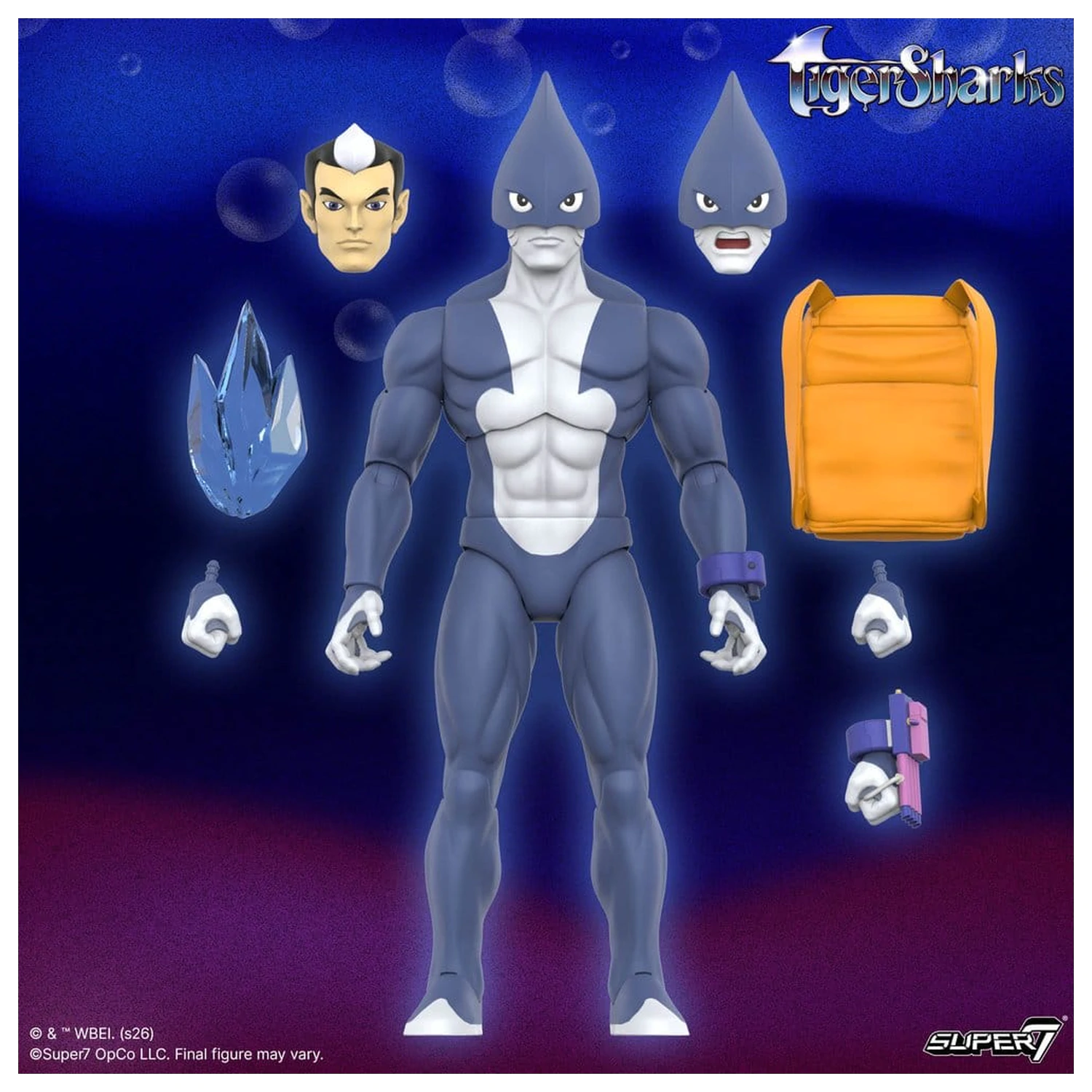 TigerSharks Ultimates Wave 01 Mako (Hybrid) akciófigura 18 cm termékfotó