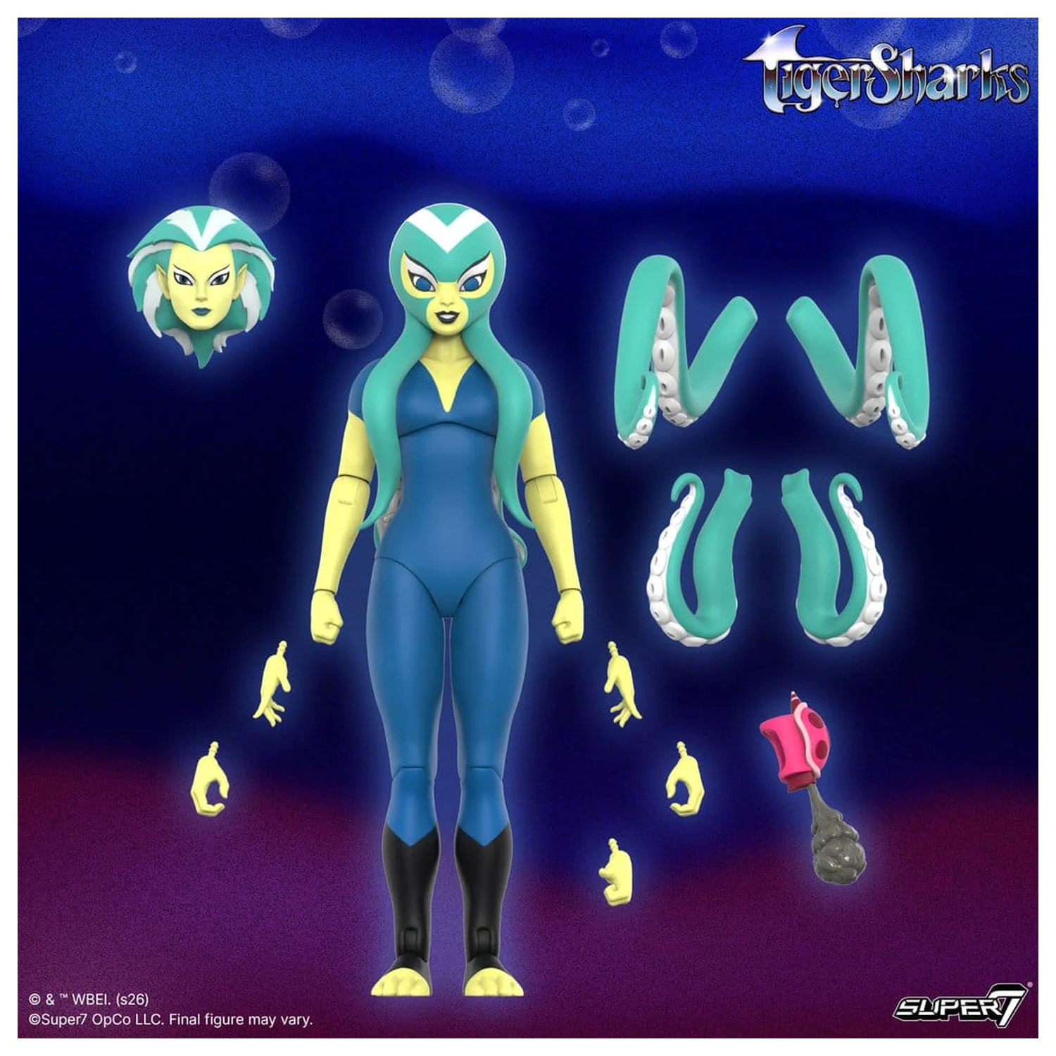 TigerSharks Ultimates Wave 01 Octavia (Hybrid) akciófigura 18 cm       termékfotó