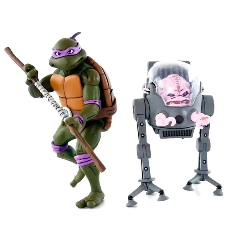 Tini Mutáns Ninja Teknős Donatello és Krang buborékban 2 darabos figura csomag 18cm termékfotó