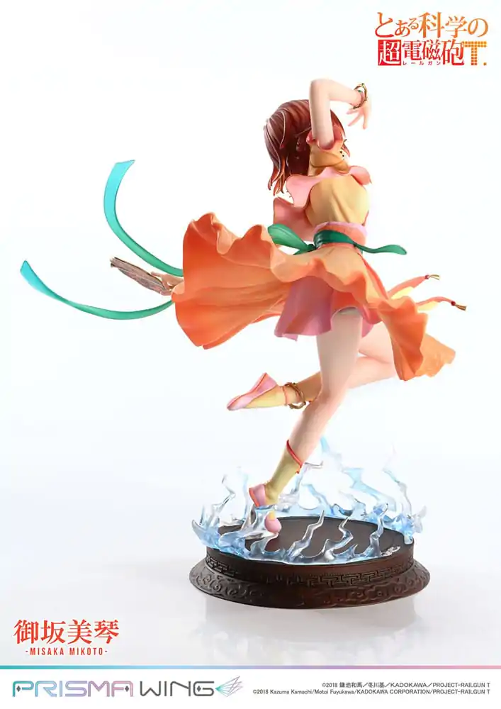 To Aru Kagaku no Railgun Prisma Wing PVC szobor figura 1/7 Misaka Mikoto 22 cm termékfotó