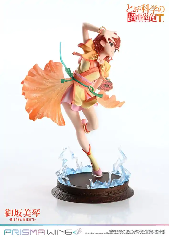 To Aru Kagaku no Railgun Prisma Wing PVC szobor figura 1/7 Misaka Mikoto 22 cm termékfotó