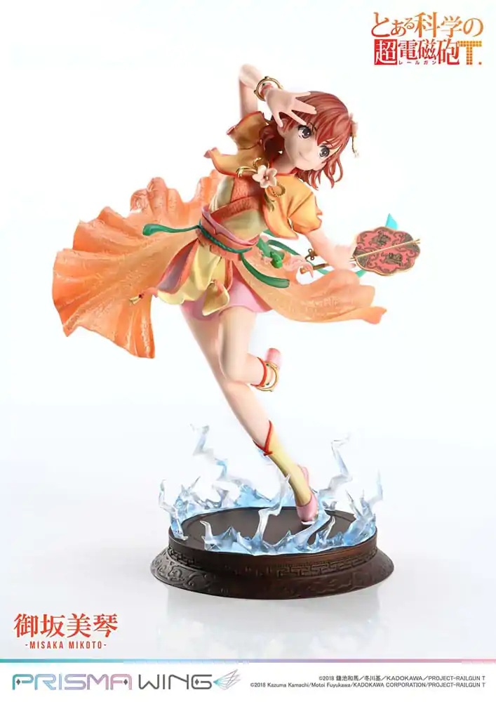 To Aru Kagaku no Railgun Prisma Wing PVC szobor figura 1/7 Misaka Mikoto 22 cm termékfotó