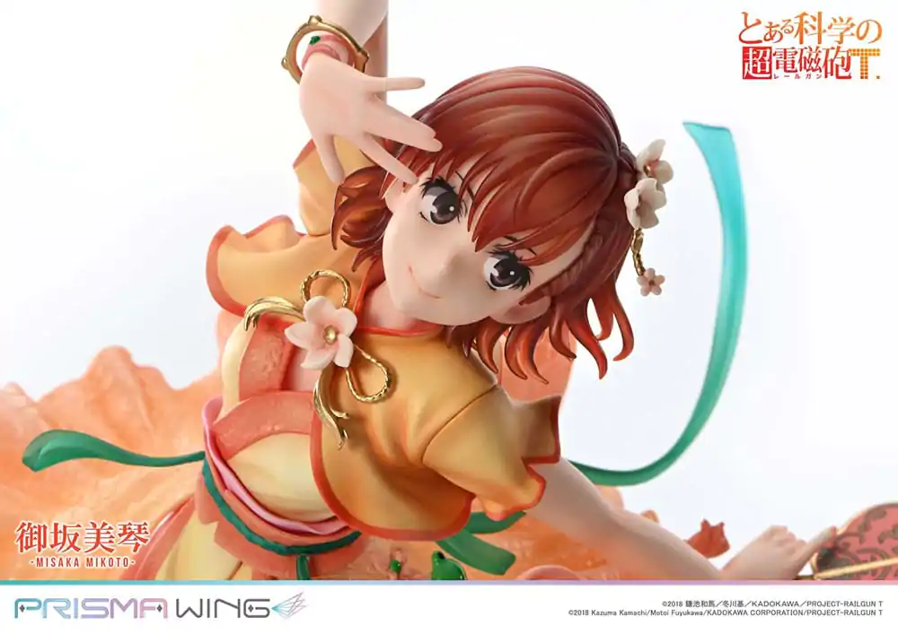 To Aru Kagaku no Railgun Prisma Wing PVC szobor figura 1/7 Misaka Mikoto 22 cm termékfotó