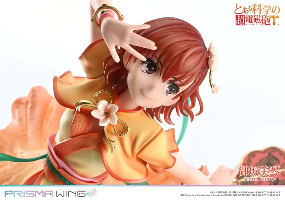 To Aru Kagaku no Railgun Prisma Wing PVC szobor figura 1/7 Misaka Mikoto 22 cm termékfotó