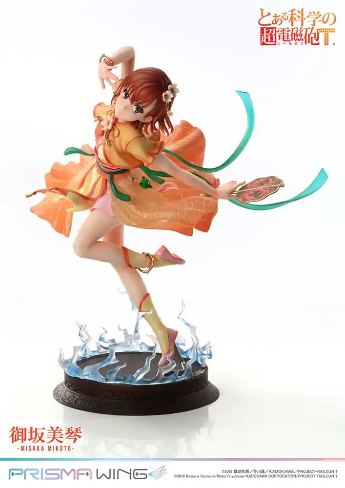 To Aru Kagaku no Railgun Prisma Wing PVC szobor figura 1/7 Misaka Mikoto 22 cm termékfotó