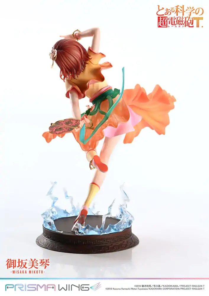 To Aru Kagaku no Railgun Prisma Wing PVC szobor figura 1/7 Misaka Mikoto 22 cm termékfotó