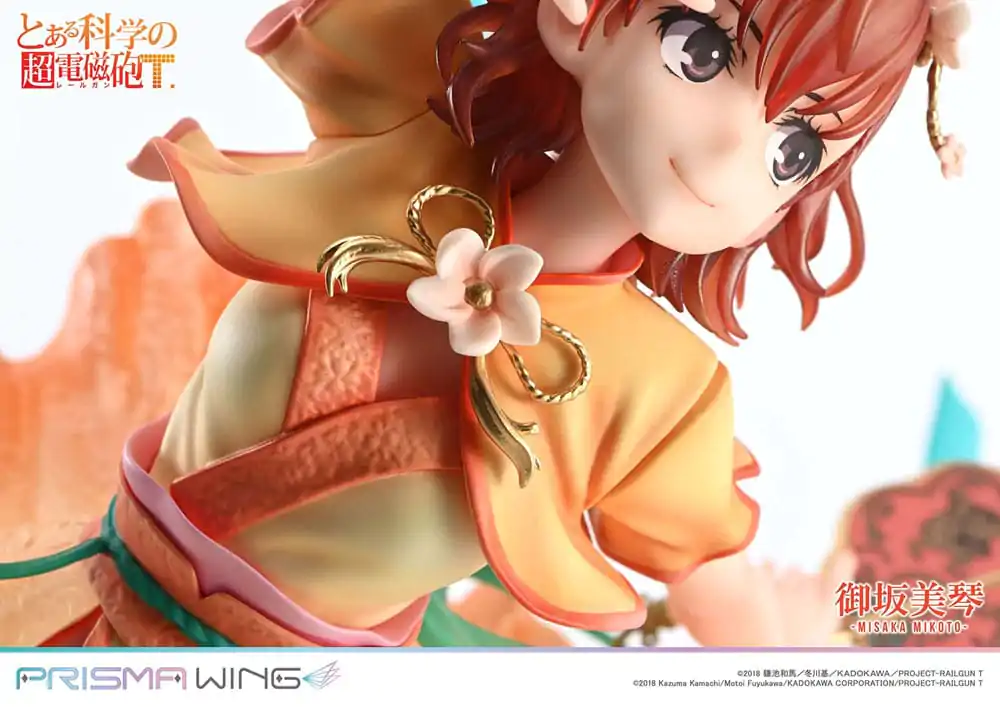 To Aru Kagaku no Railgun Prisma Wing PVC szobor figura 1/7 Misaka Mikoto Bonus Version 22 cm termékfotó