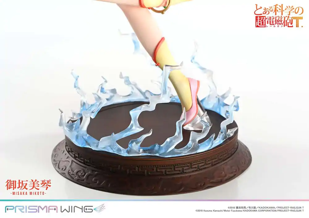 To Aru Kagaku no Railgun Prisma Wing PVC szobor figura 1/7 Misaka Mikoto Bonus Version 22 cm termékfotó