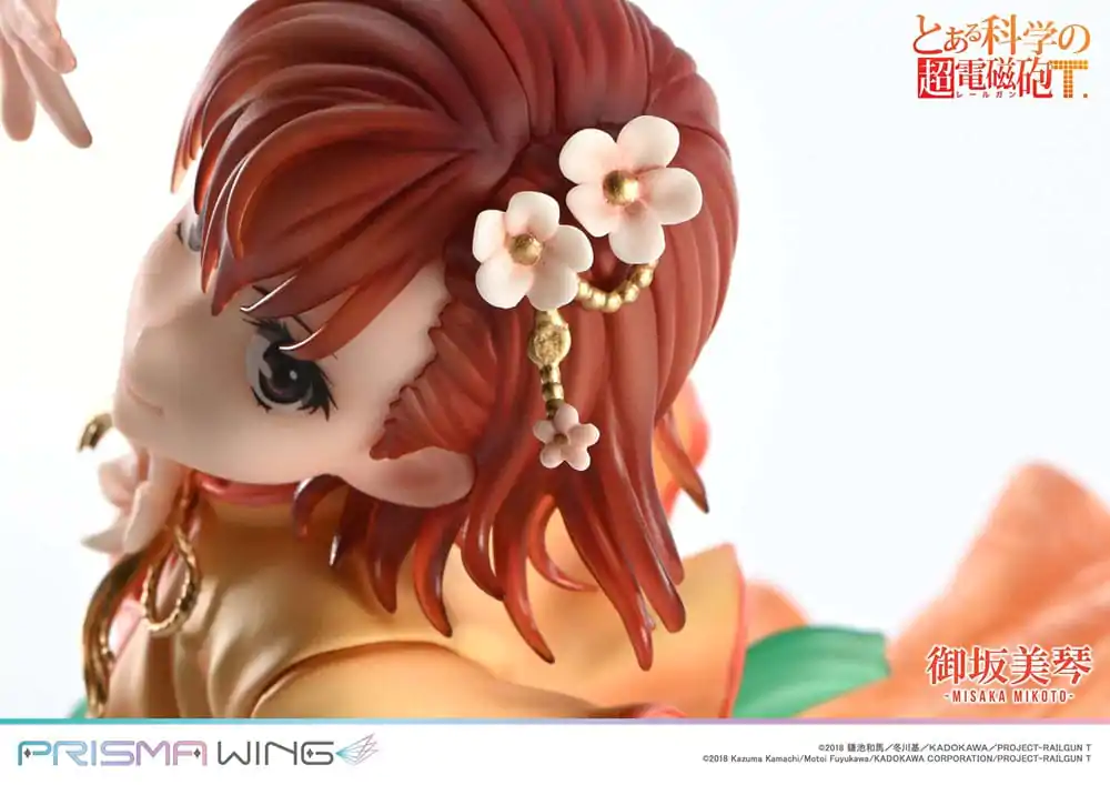 To Aru Kagaku no Railgun Prisma Wing PVC szobor figura 1/7 Misaka Mikoto Bonus Version 22 cm termékfotó